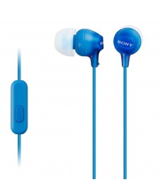 Sony EX In-Ear Stereo Headphones with In-line Mic, Blue