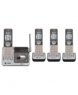 AT&T CL82401 DECT6.0 Caller ID Announce Digital Answerer Push-To-Talk Speakerphone