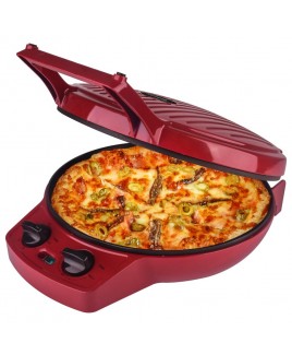 Courant 12 Inch Electronic Pizza Maker, Red