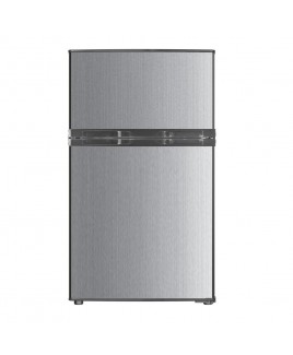 IMPECCA RC-2311 3.1 Cu. Ft. Compact Double Door Refrigerator, Stainless Look