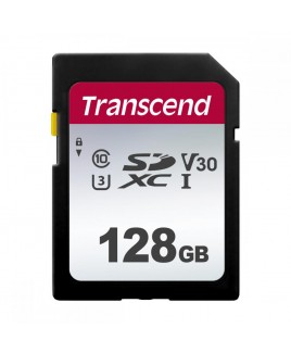 Transcend 128GB 300S SDXC UHS-I Class 10 U3 V30 Memory Card