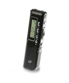 GPX PR047B 4GB Digital Voice Recorder with USB Port