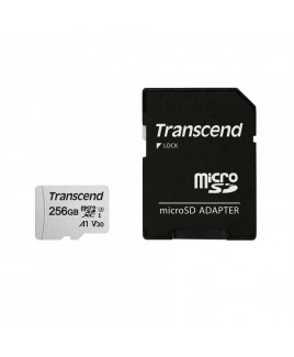 Transcend 256GB microSDXC UHS-I U3 V30 A1 Class 10 300S Memory Card
