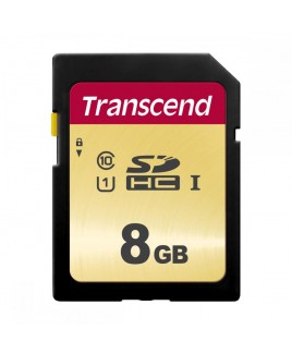 Transcend 8GB 500S SDHC UHS-I Class 10 U1 4K Memory Card