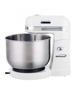Brentwood BRESM1162W 5-Speed Stand Mixer Retro White