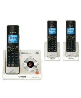 Vtech LS6425 DECT6.0 Voice Announce Caller ID Digital Answering System - 3-Handset Bundle