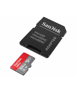 SanDisk SanDisk MicroSDXC 64gb ULTRA w/ adapter USH-1 C10 Android 100MB/s