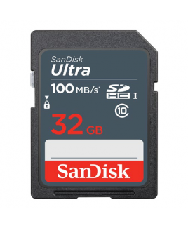 SanDisk  SD Ultra 32GB 100MBs SDHC C10 Card
