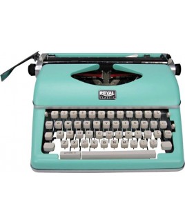 Royal Royal - Classic Manual Typewriter - Mint Green Color