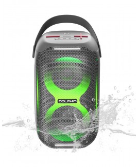 Dolphin Audio Waterproof Portable Party Speaker - Gray