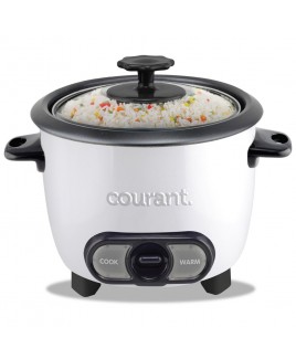 Courant Courant 6 Cups Cooked / 3 Cups Uncooked Rice Cooker - White