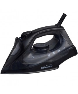 Brentwood Brentwood 1200W Lightweight Non-stick Steam Iron With Extra Long 8ft Cord (MPI51BK) - Black