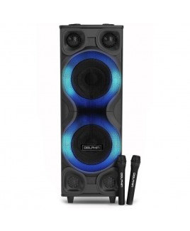 Dolphin Audio Dolphin Dual 12-inch High-Power Party Speaker with X-BASS, Strobe Lights, LED Infinity Light & Bluetooth (SP-2250RBT)