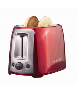Brentwood 2-Slice Cool Touch Toaster - Red and Stainless Steel 