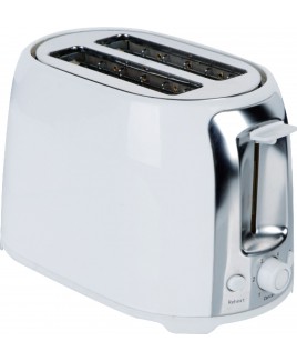 Brentwood 2-Slice Cool Touch Toaster - White and Stainless Steel