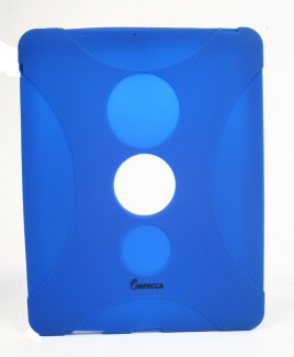IMPECCA IPS130 Shock Protective Heavy Duty Rubber Skin for iPad™ - Royal Blue