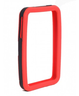 IMPECCA IPS226 Secure Grip Rubber Bumper Frame for iPhone 4™ <em>Dual Color</em> - Red/Black