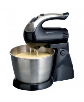 Brentwood 5-Speed Stand Mixer with Stainless Steel Bowl - Black