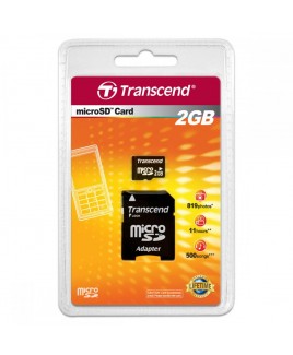 Transcend Micro SD 2GB with Adapter