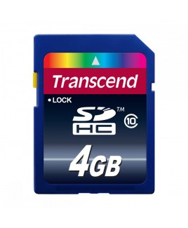 Transcend SDHC 4GB Class 10 SD3.0 Flash Card