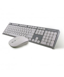 IMPECCA Wireless Multimedia Keyboard and Mouse Combo, White