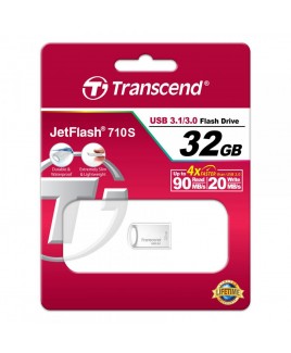 Transcend 32GB JetFlash 710 FlashDrive, Silver