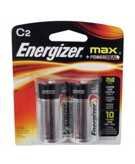 Energizer Max +PowerSeal C Alkaline Battery (2-Pack)