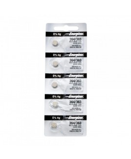 Energizer SR-621SW - 363/364 Watch/Calculator Battery, Sold in strips of 5 only