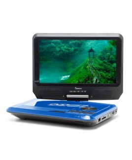 IMPECCA DVP-917 9in 270° Swivel Screen Portable DVD Player, Blue