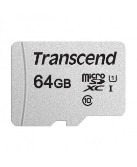 Transcend 64GB microSDXC UHS-I U1 Class 10 300S Memory Card