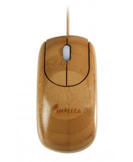 IMPECCA WMB101 Custom Carved Designer Bamboo Mouse