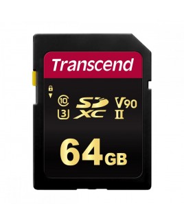Transcend 64GB SDXC 700S V90 4K Ultra HD UHS-I U3 Class 10 Memory Card