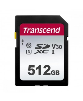 Transcend 512GB 300S SDXC UHS-I Class 10 U3 V30 Memory Card