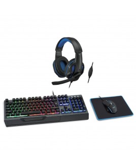 iLive Gaming Value Pack with Keyboard, Mouse, Mouse Pad and Headphones IAGMK20VP