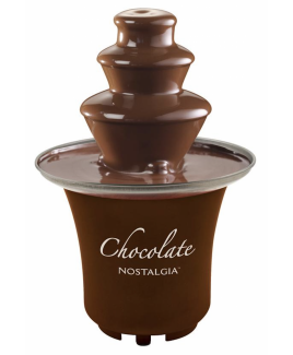 Nostalgia 3-Tier 1/2-Pound Chocolate Fondue Fountain
