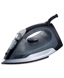 Brentwood Full Size Steam Iron with Dry Spray Function - Black Finish