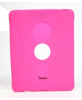 IMPECCA IPS130 Shock Protective Heavy Duty Rubber Skin for iPad™ - Pink