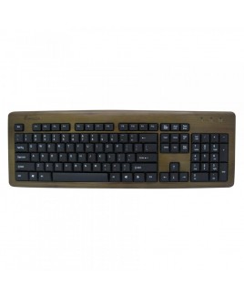 IMPECCA KBB103 Bamboo Designer Keyboard Walnut Color