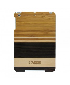 Eco Shield Natural Wood Case for iPad Mini, Forest Roots (made of Walnut+Maple+Ebony Wood)