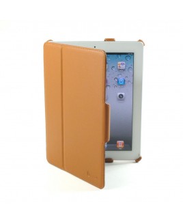 IMPECCA PCI312 Genuine Leather SlimFlip Case for Apple™‎ iPad2 & iPad3 - Brown