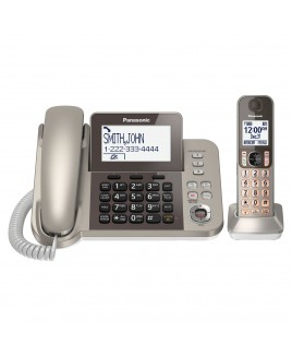 Panasonic Corded/Cordless Phone with Talking Caller ID and Answering Machine