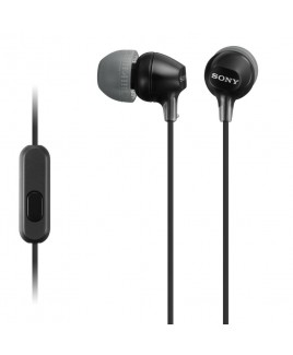 Sony EX Monitor Headphones with In-line Mic, Black