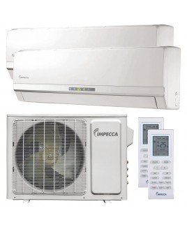 IMPECCA Flex Series Two 9,000BTU Units Wall-Mounted Ductless Split Units with Inverter Technology