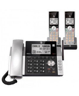 AT&T 2-Handset Corded/Cordless Answering System with Dual Caller ID/Call Waiting