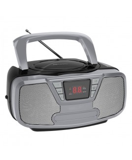 Riptunes Bluetooth Portable CD Boombox with AM/FM Radio, Black
