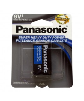 Panasonic 9V-1 Super Heavy Duty Carbon Zinc Battery 1-Pack