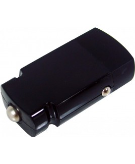Black Impecca USB102LK Usb102l 10-watt Dual Usb Car Adapter With Led Flashlight 