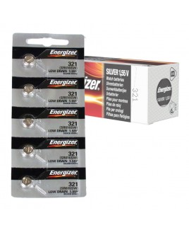 Energizer SR616SW - 321 Low Drain 1.55V Silver Oxide Watch/Calculator Batteries, Sold in strips of 5 only