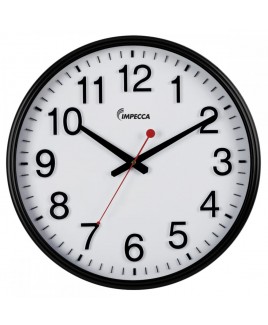 IMPECCA 18-inch Wall Clock - Black Frame